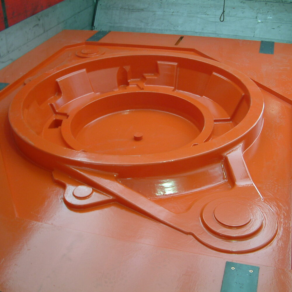 Moldes de madera para valvulería