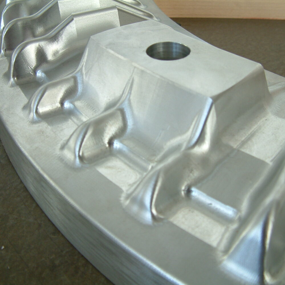 molde metálico de coladas largas