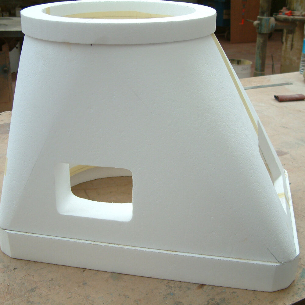 molde de poliestireno para válvula