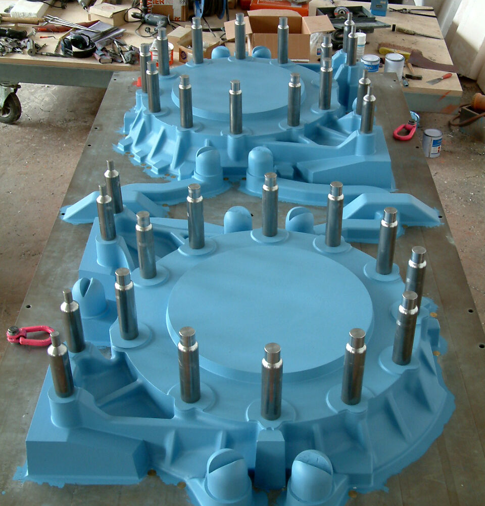 moldes de resina para piezas industriales